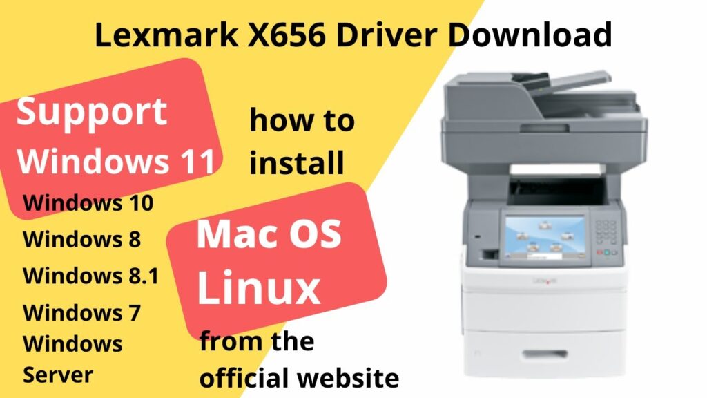 Como baixar e instalar o driver da impressora lexmark x656de 1