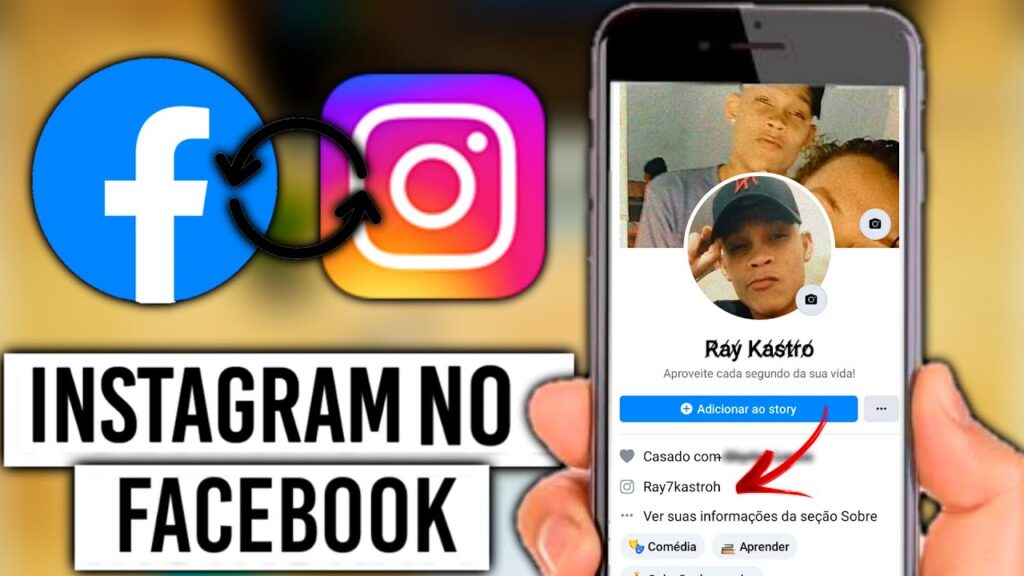 Como colocar o link do seu instagram no perfil do facebook 1