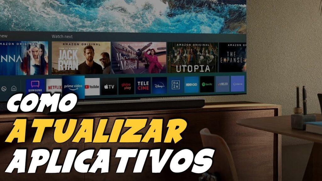 Como atualizar os apps manualmente na smart tv samsung 1