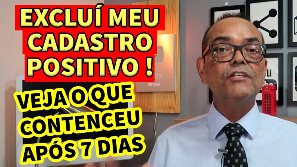 Como cancelar o cadastro positivo 1