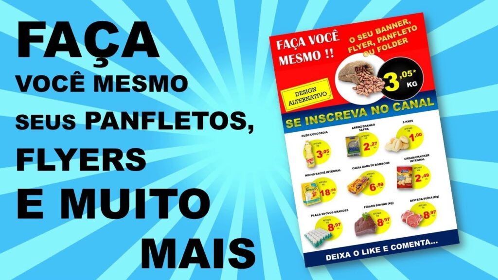Como fazer panfletos no powerpoint para lojas ou eventos 1