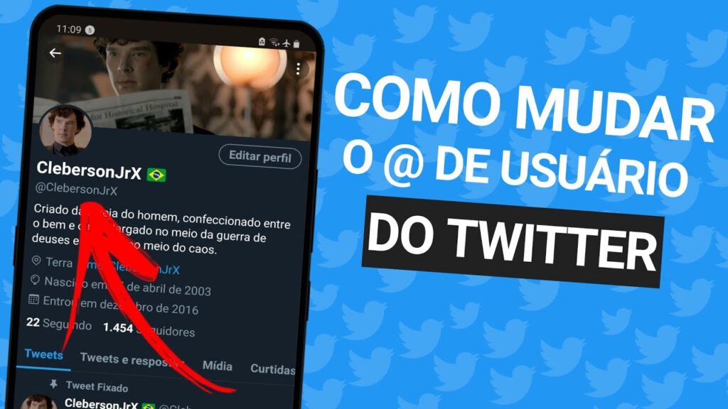 Como mudar o do twitter pelo celular 1