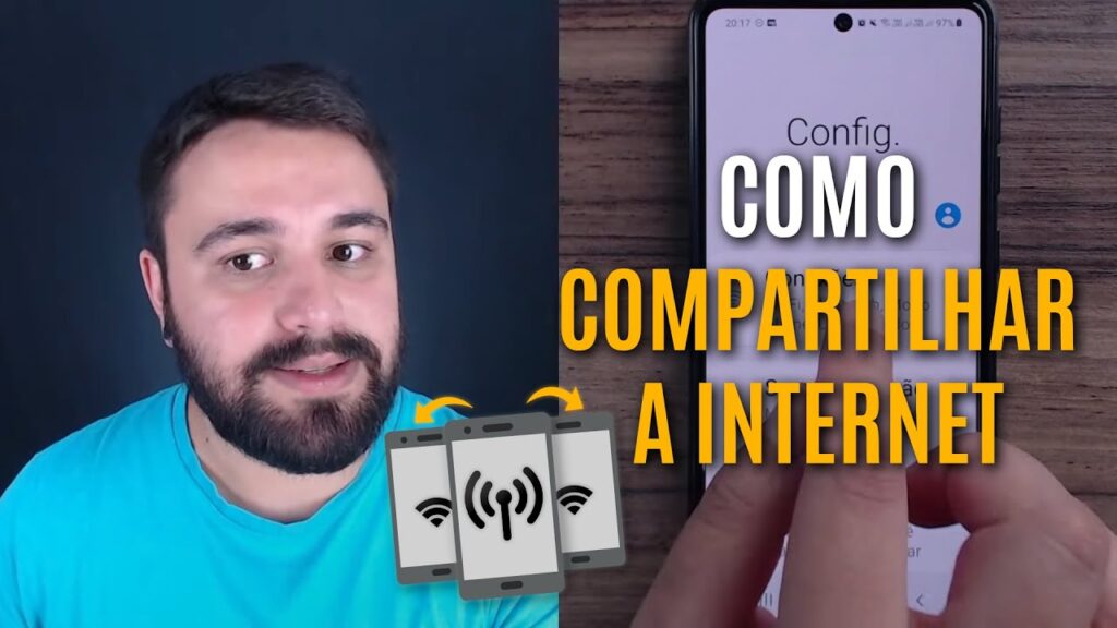 Como rotear internet do celular 1