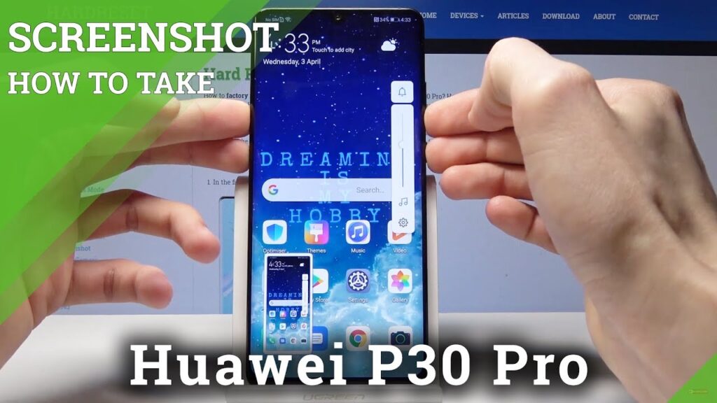 Como tirar print no huawei p30 pro 1