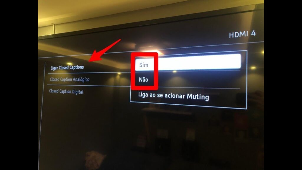 Como tirar ou colocar a legenda na smart tv da sony 1