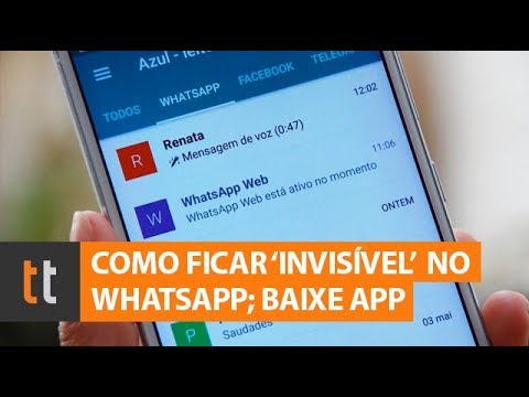 Como usar o blue tick read hider para ficar escondido no whatsapp 1