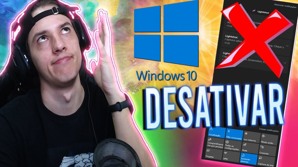 Como desativar central de acoes no windows 10 1