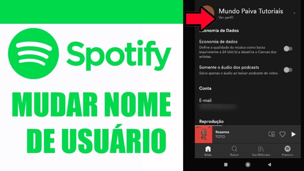 Como mudar o nome no spotify 1