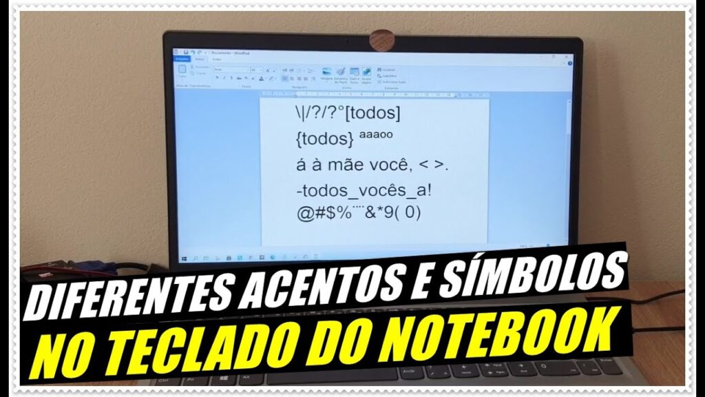 Como fazer simbolos no teclado do notebook 1