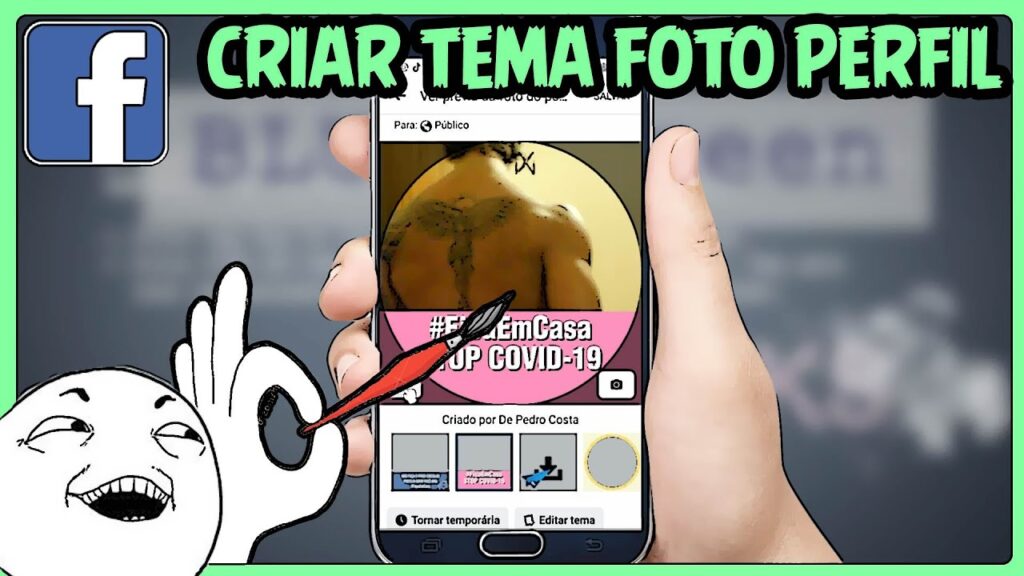 Como colocar filtros na foto de perfil do facebook pelo celular 1