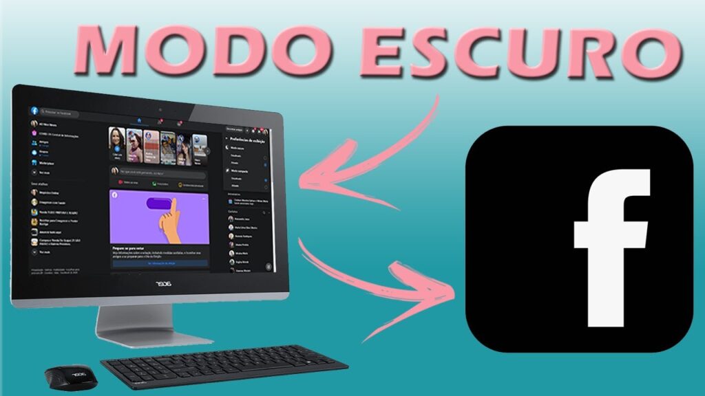 Como usar o modo escuro do facebook no pc 1