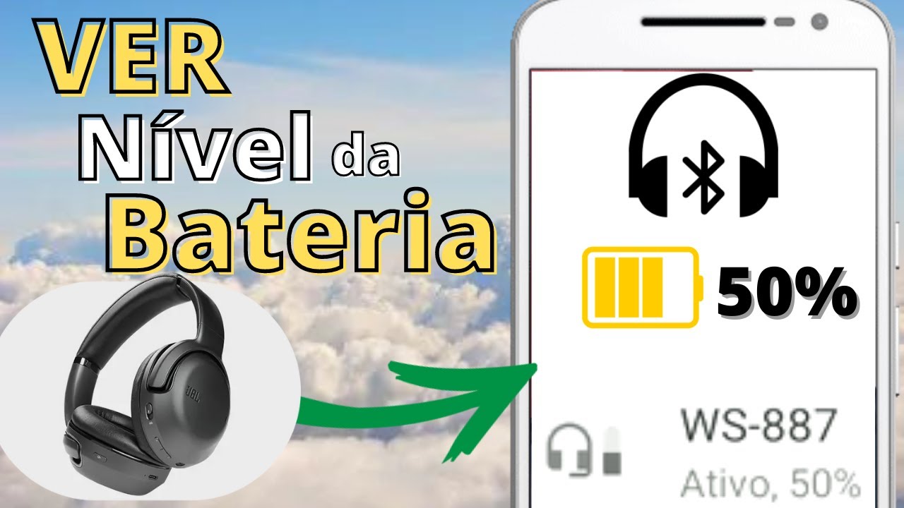 Como ver o nivel de bateria do fone de ouvido ou caixa de som 9