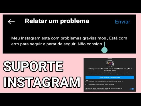 Como relatar um problema no instagram 1