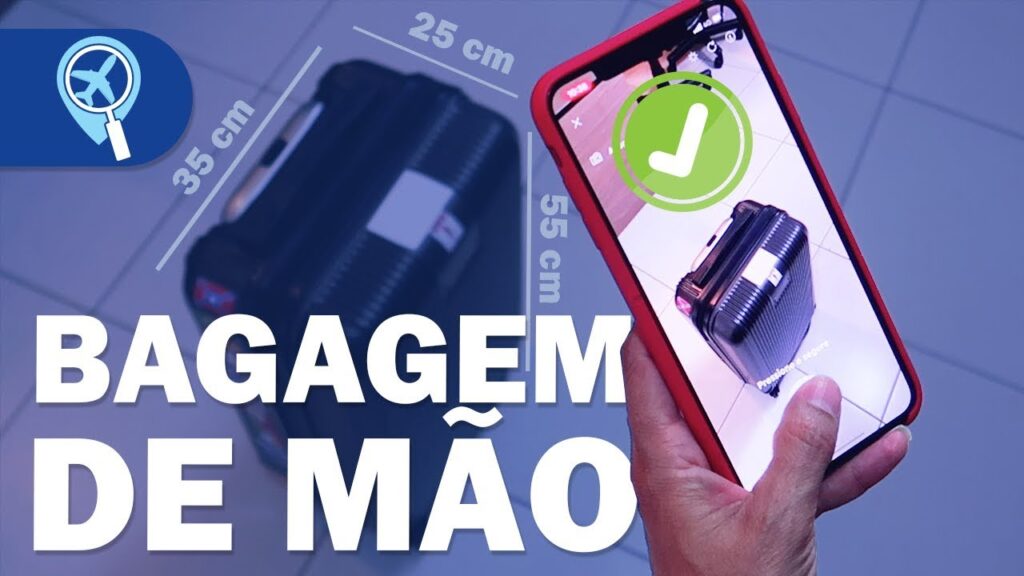 Como medir tamanho da bagagem de mao pelo app kayak no celular 1