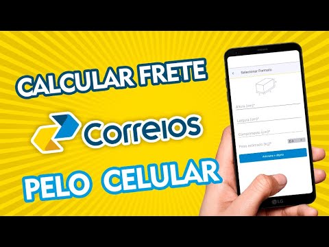 Como calcular frete dos correios pelo celular 1