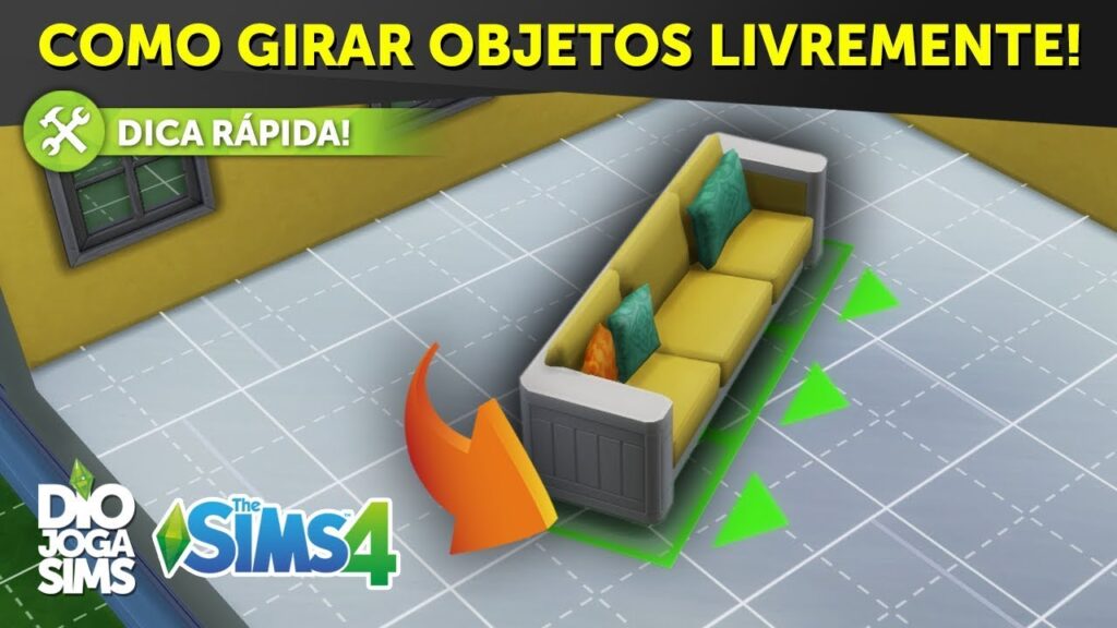 Como girar objetos no the sims 4 1