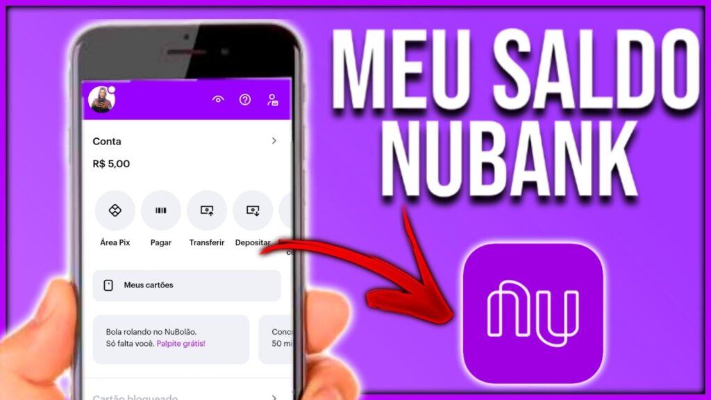 Como ver o saldo no nubank no celular 1