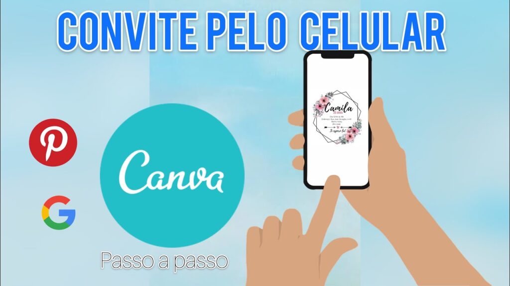 Como fazer convite de aniversario pelo celular 1