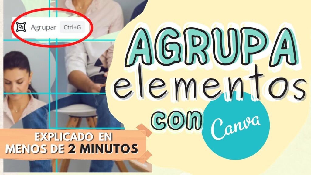 Como agrupar no canva 1
