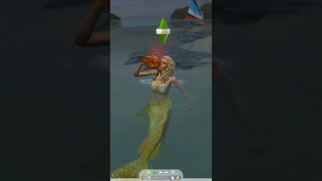 Como virar sereia no the sims 4 ilhas tropicais com e sem cheats 1