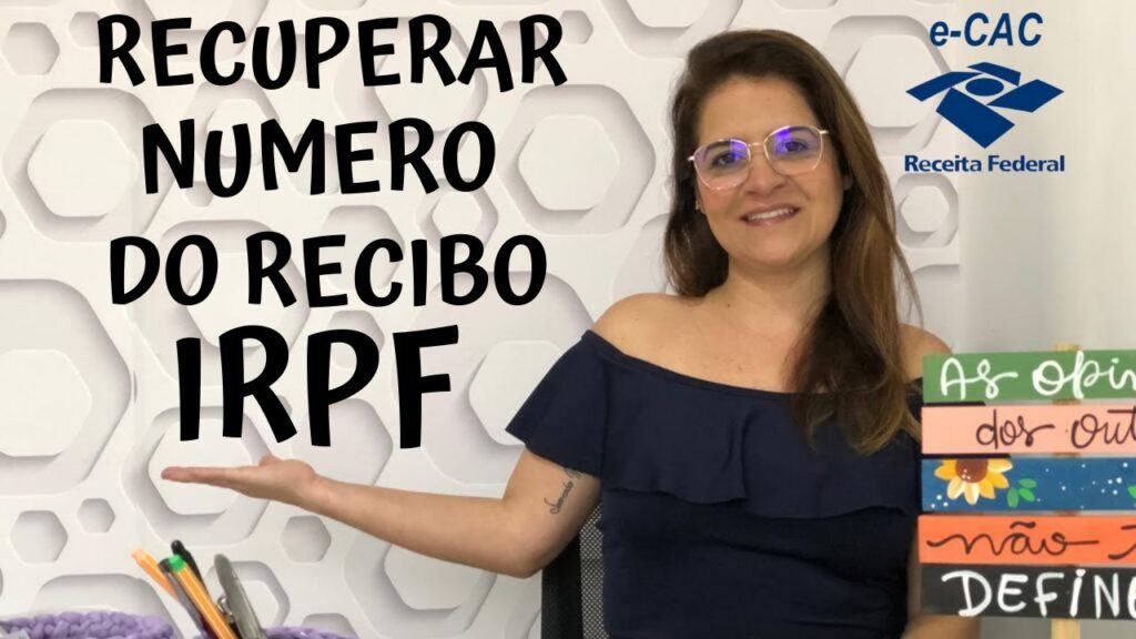 Como recuperar o numero do recibo do imposto de renda 2019 1