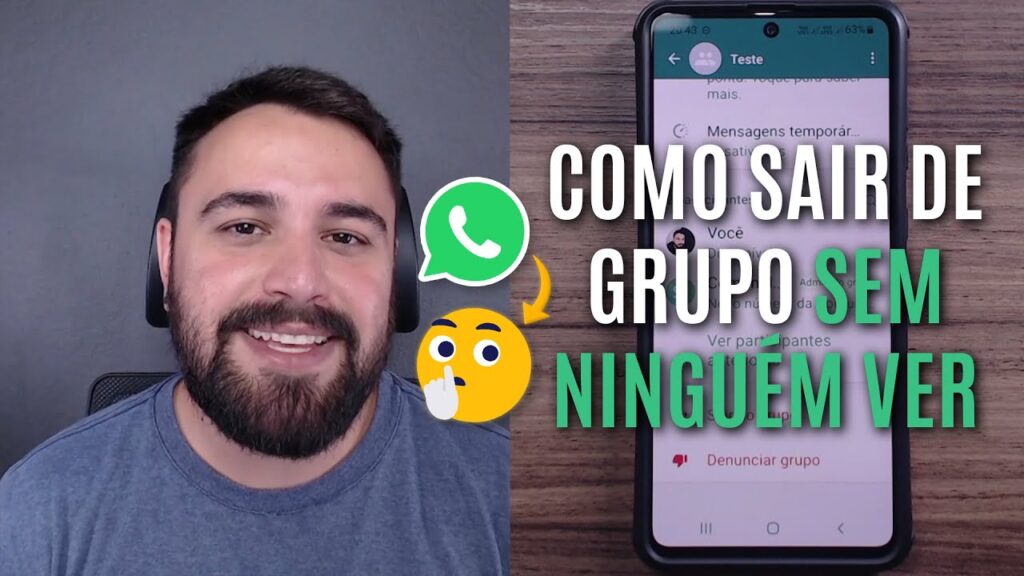 Como sair do grupo do whatsapp e nao voltar mais 1