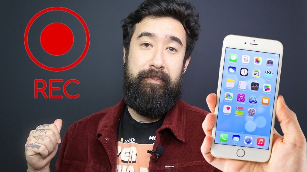 Como gravar a tela do iphone 1
