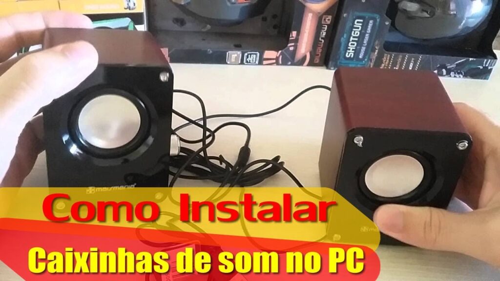Como instalar uma caixa de som no pc 1