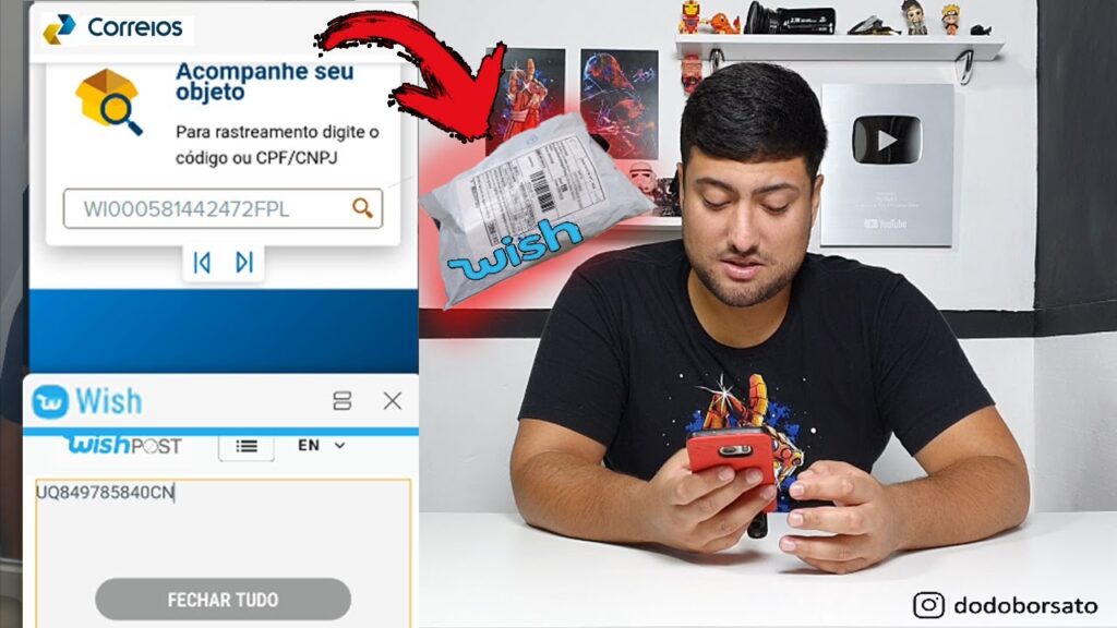 Como rastrear pedido do wish no brasil pelo pc 1
