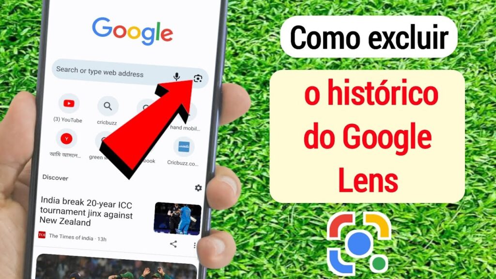 Como ver e limpar o historico do google lens 1