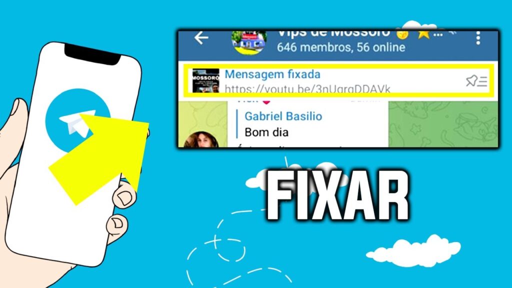 Como fixar mensagens no telegram 1