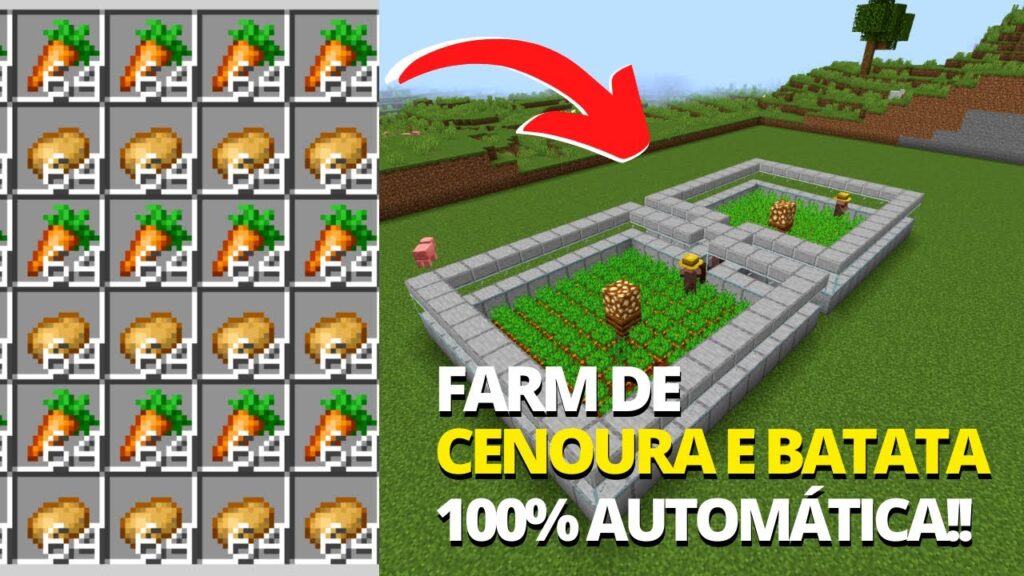 Como conseguir cenoura no minecraft 1