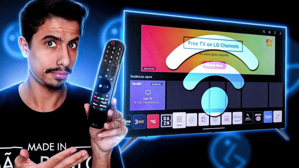 Como conectar uma smart tv da lg a internet wi fi 1