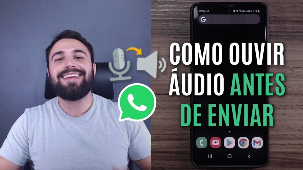 Como ouvir um audio no whatsapp antes de envia lo 1