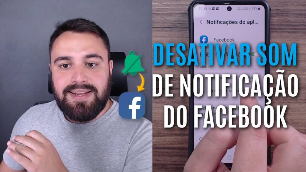 Como desativar o som de cada notificacao do facebook 1