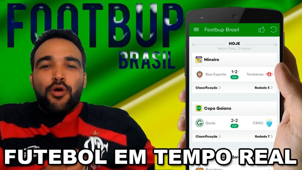 Como acompanhar jogos de futebol em tempo real com o app resultados 1