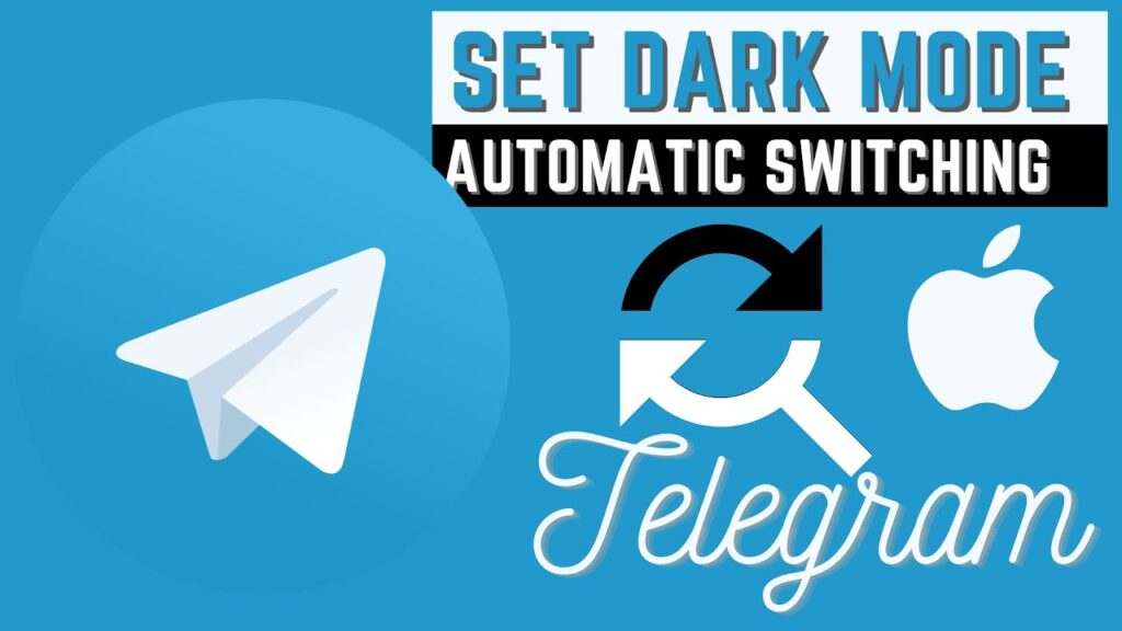 Como ativar o modo noturno automatico do telegram no iphone 1