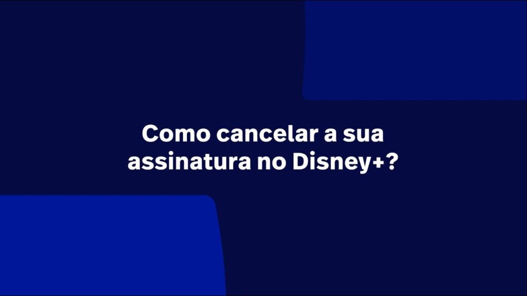 Como cancelar uma assinatura no disney 1