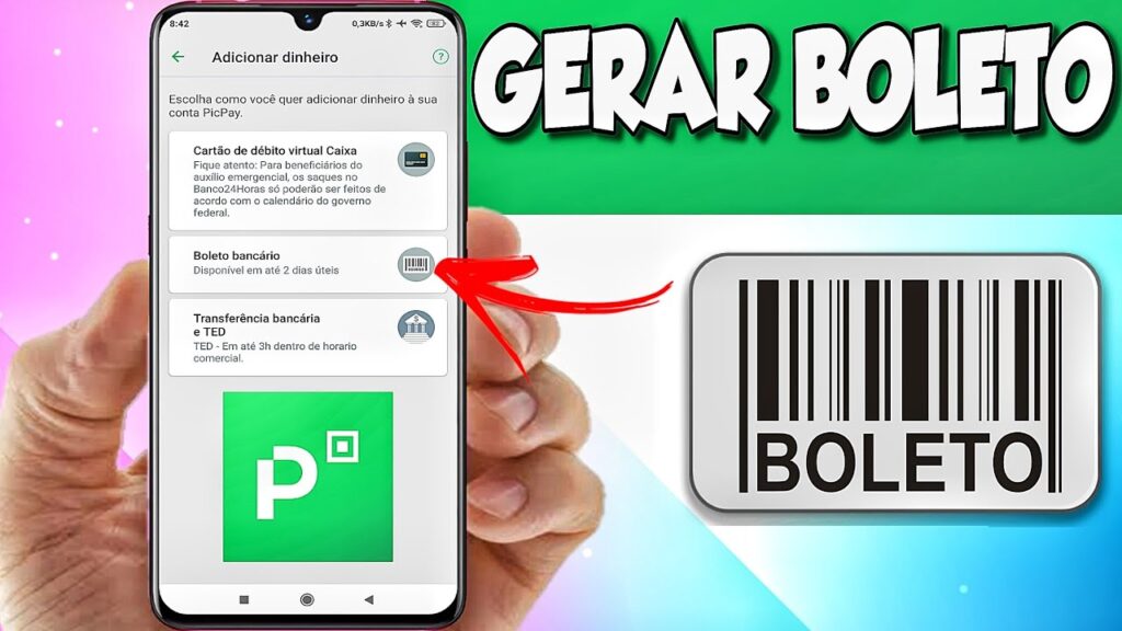Como gerar boleto no picpay 1