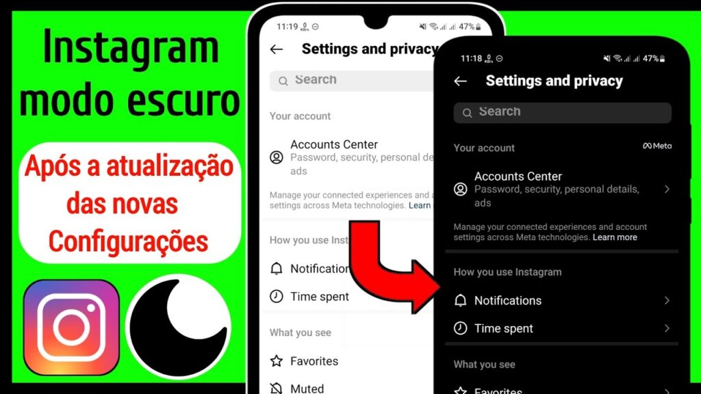 Como deixar o instagram preto ou colorido com plugin para chrome 1