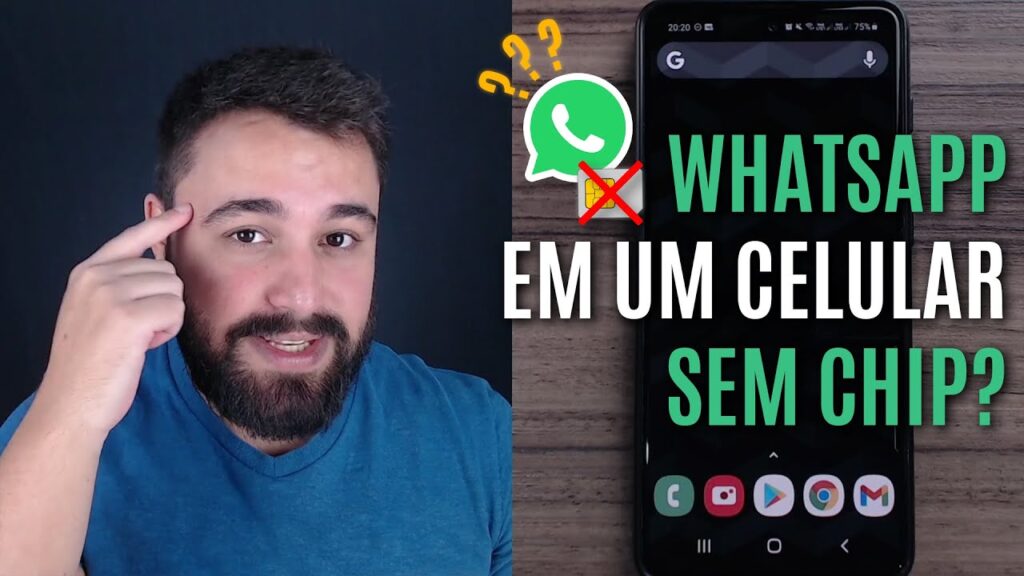 Como usar o whatsapp em um celular sem chip 1