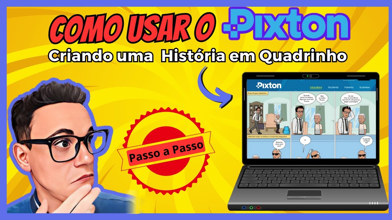 Como fazer historia em quadrinhos com o pixton