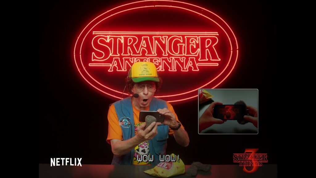 Como funciona o stranger antenna app que promove stranger things 3 1