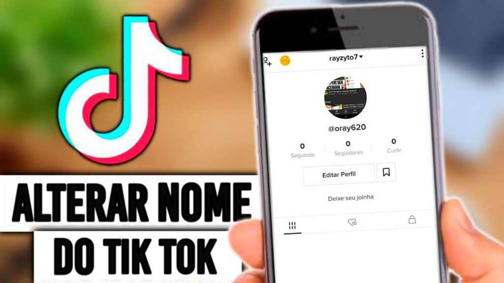 Como mudar o nome no tiktok 1