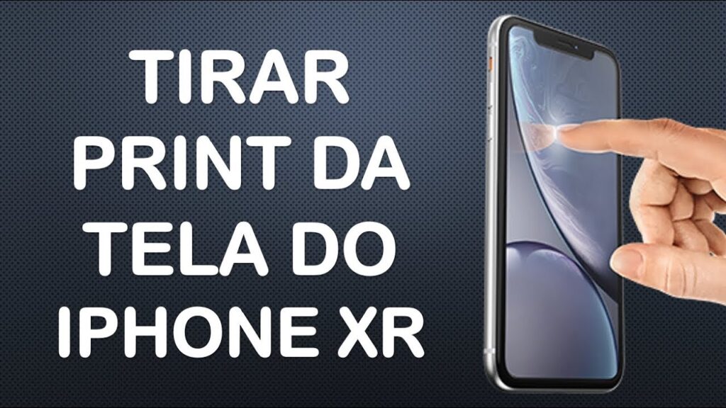 Como tirar print no iphone xr 1