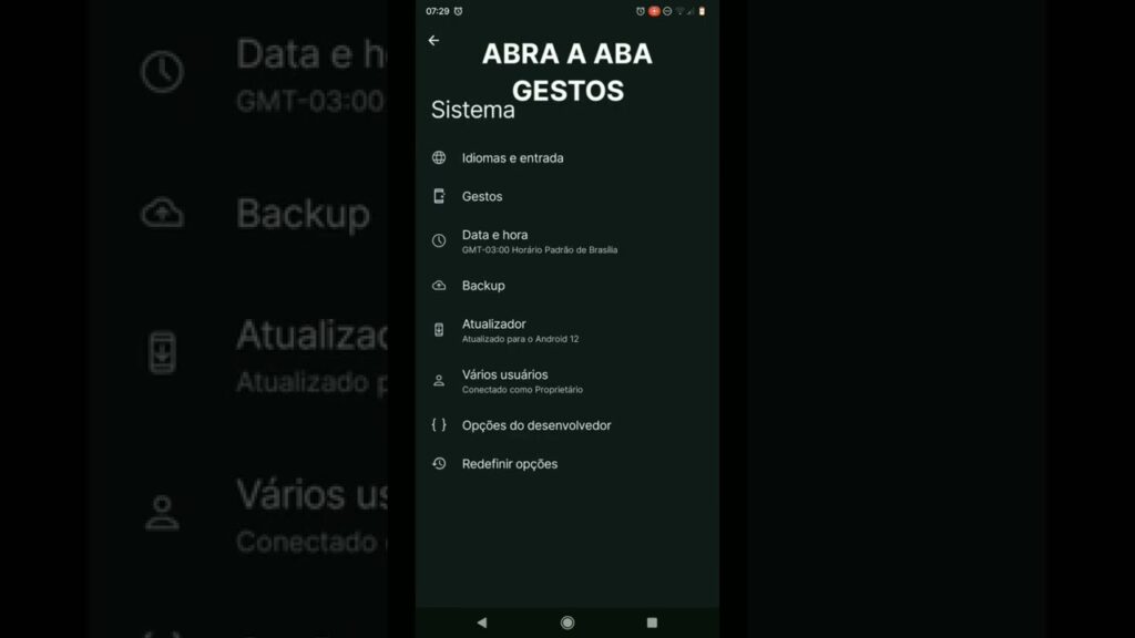 Como ativar a navegacao por gestos no android 9 pie 1