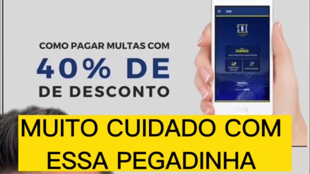Como usar o sne denatran app que da ate 40 de desconto em multas 1