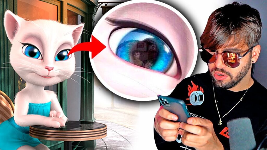 Como baixar o app talking angela e brincar com a gatinha falante 1