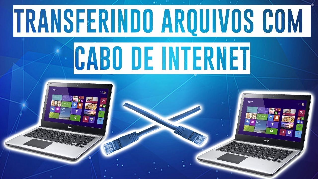 Como passar arquivos de um notebook para outro por cabo de rede 10