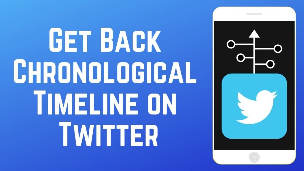 Como voltar a ordem cronologica no twitter para celular 1